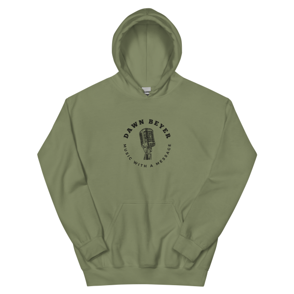 MUSIC WITH A MESSAGE Unisex Hoodie - Image 2