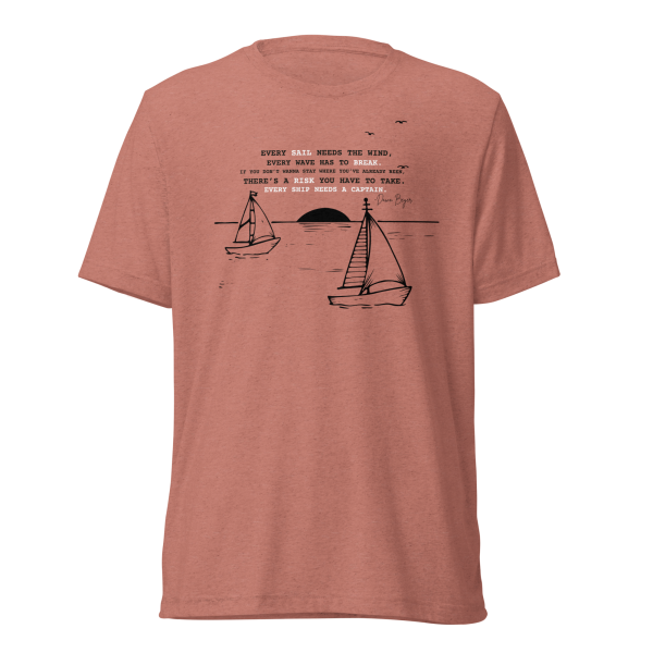 EVERY SAIL NEEDS THE WIND Short sleeve t-shirt