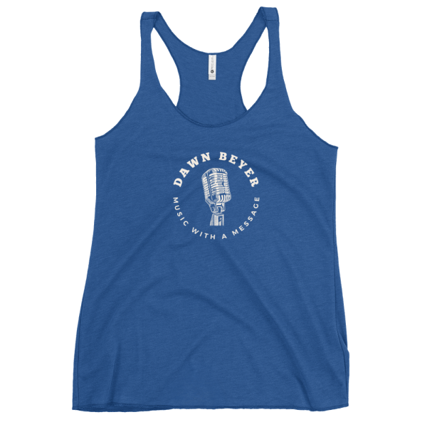 MUSIC WITH A MESSAGE Women's Racerback Tank - Image 9