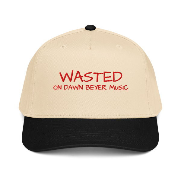 WASTED on DAWN BEYER MUSIC baseball 5 panel cap
