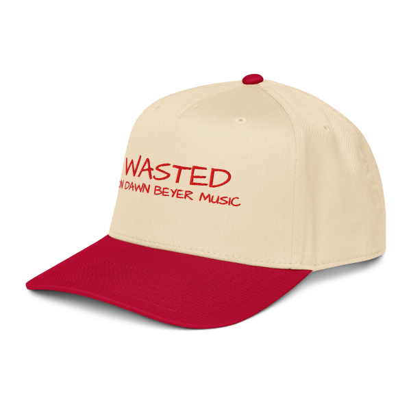 WASTED on DAWN BEYER MUSIC baseball 5 panel cap - Image 11