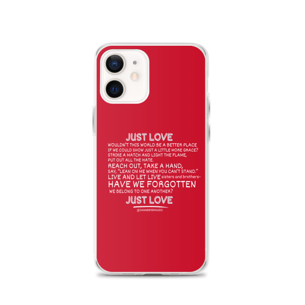 MUSIC WITH A MESSAGE - JUST LOVE Clear Case for iPhone® - Image 13