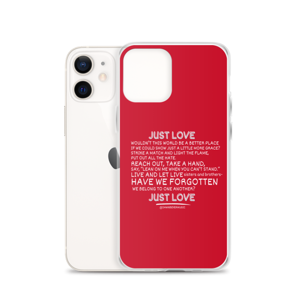 MUSIC WITH A MESSAGE - JUST LOVE Clear Case for iPhone® - Image 14