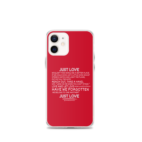 MUSIC WITH A MESSAGE - JUST LOVE Clear Case for iPhone® - Image 7