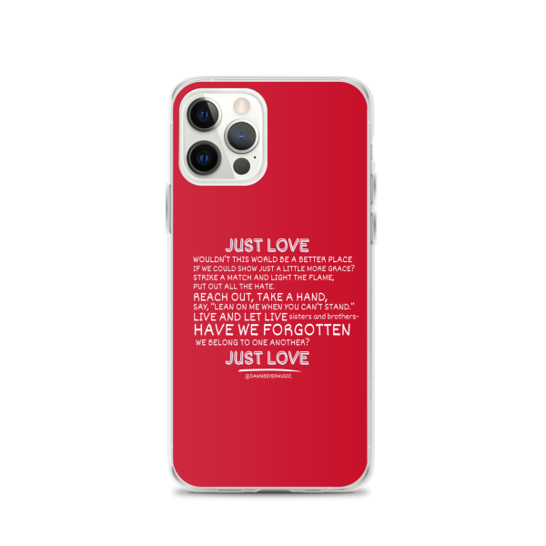 MUSIC WITH A MESSAGE - JUST LOVE Clear Case for iPhone® - Image 11
