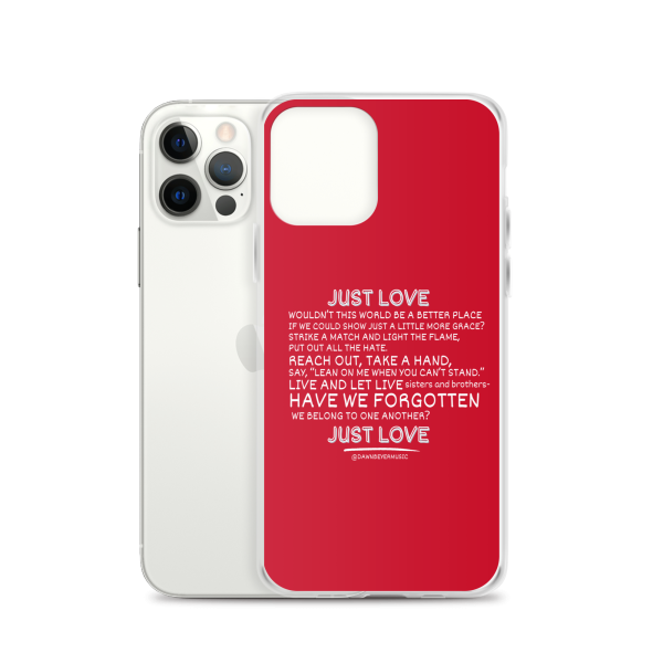 MUSIC WITH A MESSAGE - JUST LOVE Clear Case for iPhone® - Image 12