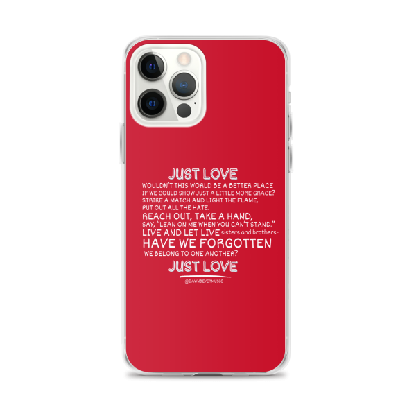 MUSIC WITH A MESSAGE - JUST LOVE Clear Case for iPhone® - Image 9