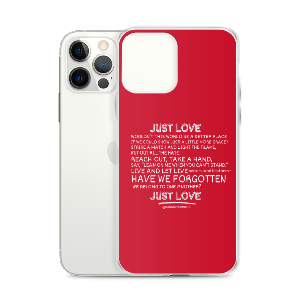 MUSIC WITH A MESSAGE - JUST LOVE Clear Case for iPhone® - Image 10