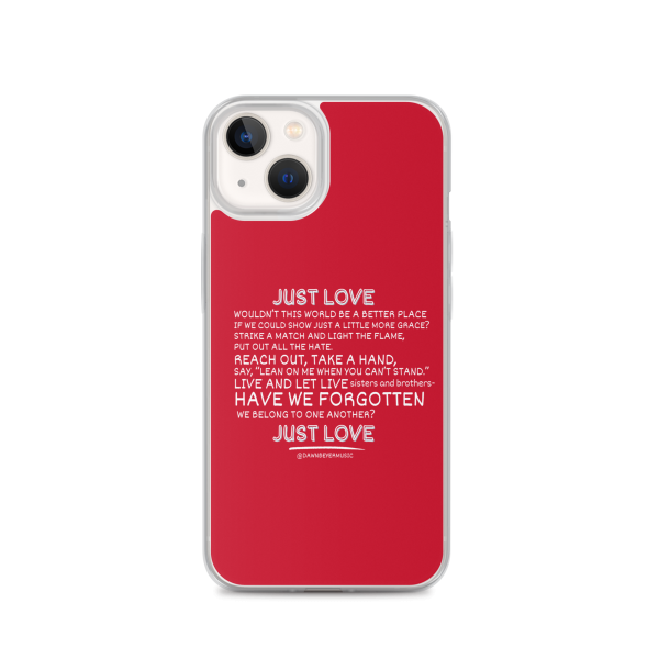 MUSIC WITH A MESSAGE - JUST LOVE Clear Case for iPhone® - Image 21