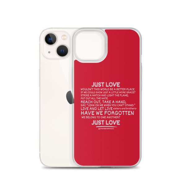 MUSIC WITH A MESSAGE - JUST LOVE Clear Case for iPhone® - Image 22