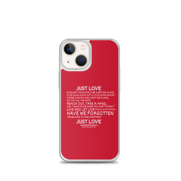 MUSIC WITH A MESSAGE - JUST LOVE Clear Case for iPhone® - Image 15
