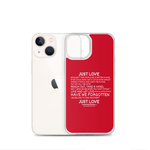 MUSIC WITH A MESSAGE - JUST LOVE Clear Case for iPhone® - Image 16