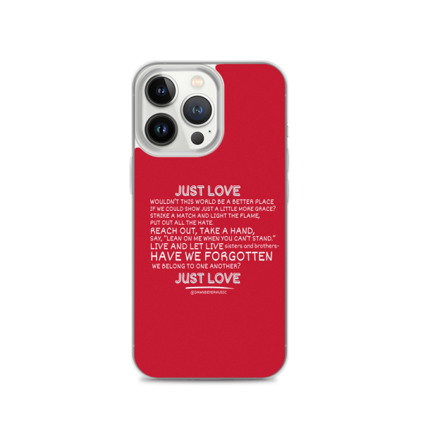 MUSIC WITH A MESSAGE - JUST LOVE Clear Case for iPhone® - Image 19