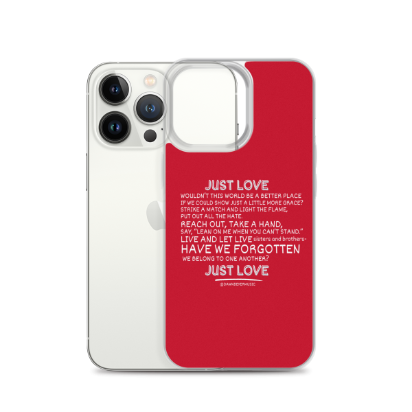 MUSIC WITH A MESSAGE - JUST LOVE Clear Case for iPhone® - Image 20