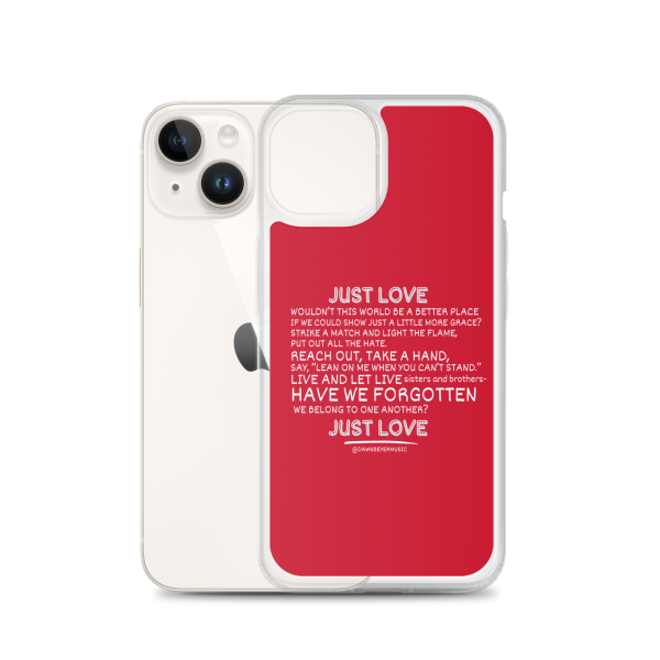 MUSIC WITH A MESSAGE - JUST LOVE Clear Case for iPhone® - Image 30
