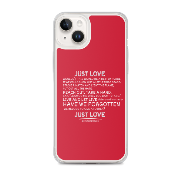 MUSIC WITH A MESSAGE - JUST LOVE Clear Case for iPhone® - Image 23