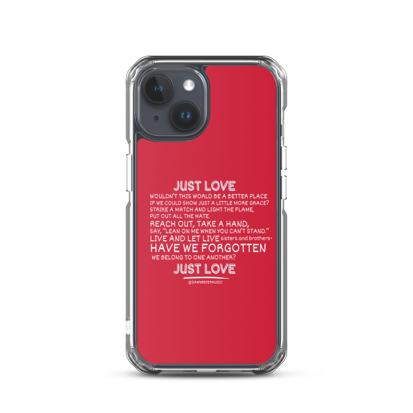 MUSIC WITH A MESSAGE - JUST LOVE Clear Case for iPhone® - Image 37