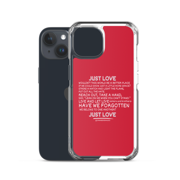 MUSIC WITH A MESSAGE - JUST LOVE Clear Case for iPhone® - Image 38