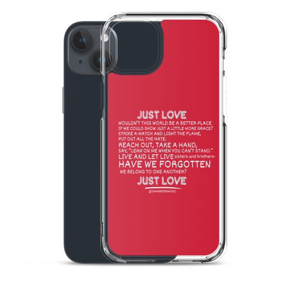MUSIC WITH A MESSAGE - JUST LOVE Clear Case for iPhone® - Image 32