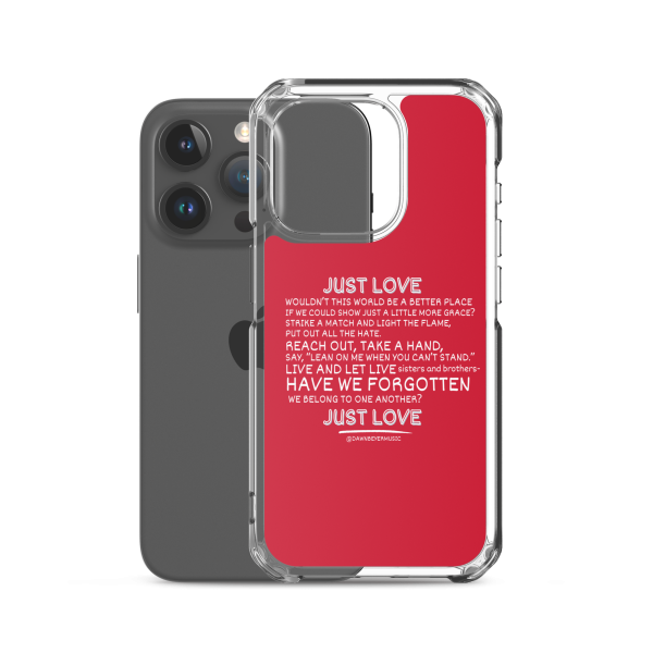 MUSIC WITH A MESSAGE - JUST LOVE Clear Case for iPhone® - Image 36