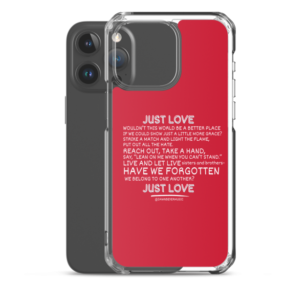 MUSIC WITH A MESSAGE - JUST LOVE Clear Case for iPhone® - Image 34