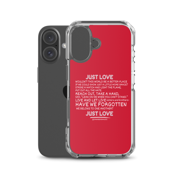 MUSIC WITH A MESSAGE - JUST LOVE Clear Case for iPhone® - Image 46
