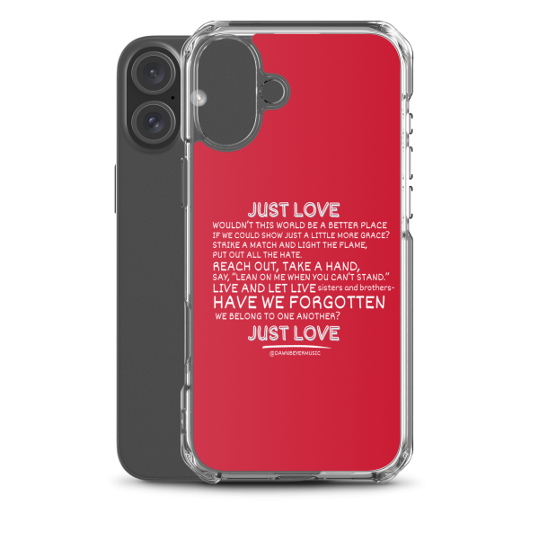MUSIC WITH A MESSAGE - JUST LOVE Clear Case for iPhone® - Image 40