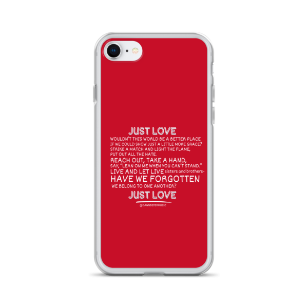 MUSIC WITH A MESSAGE - JUST LOVE Clear Case for iPhone® - Image 47