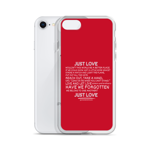 MUSIC WITH A MESSAGE - JUST LOVE Clear Case for iPhone® - Image 48