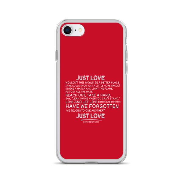 MUSIC WITH A MESSAGE - JUST LOVE Clear Case for iPhone® - Image 49
