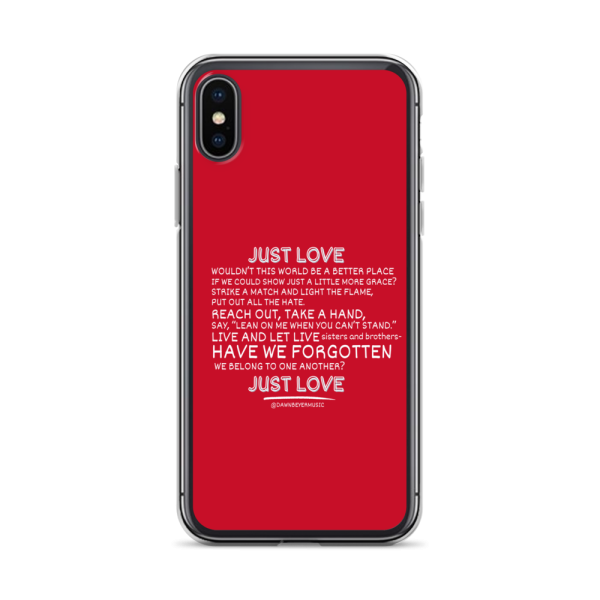 MUSIC WITH A MESSAGE - JUST LOVE Clear Case for iPhone® - Image 51