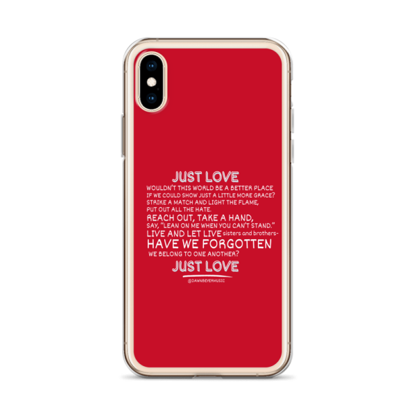 MUSIC WITH A MESSAGE - JUST LOVE Clear Case for iPhone® - Image 53