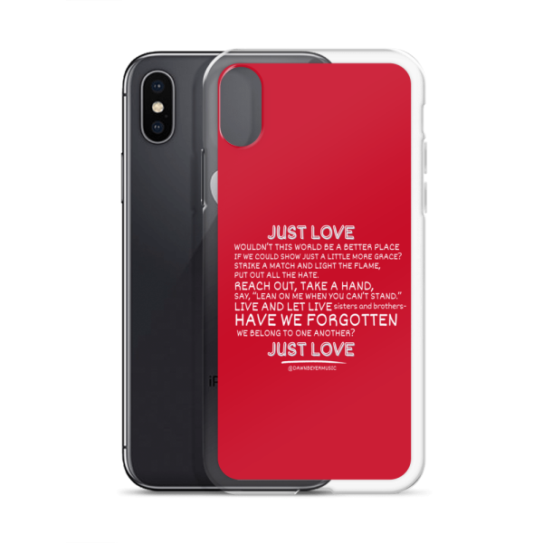 MUSIC WITH A MESSAGE - JUST LOVE Clear Case for iPhone® - Image 52