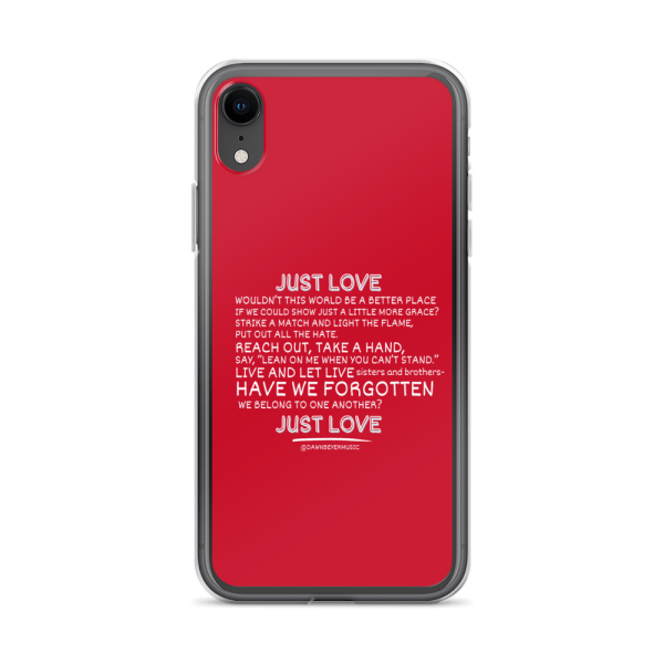MUSIC WITH A MESSAGE - JUST LOVE Clear Case for iPhone® - Image 55