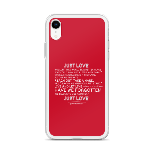 MUSIC WITH A MESSAGE - JUST LOVE Clear Case for iPhone® - Image 57