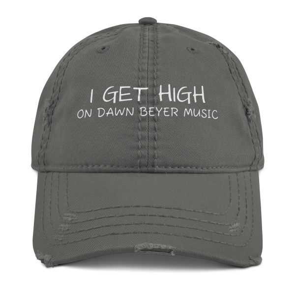 I GET HIGH on DAWN BEYER MUSIC Distressed adjustable - Image 10