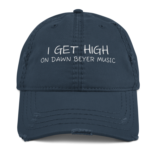 I GET HIGH on DAWN BEYER MUSIC Distressed adjustable - Image 6