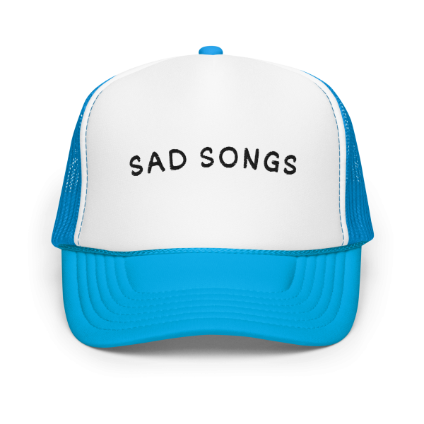 SAD SONGS seaside days Foam trucker hat