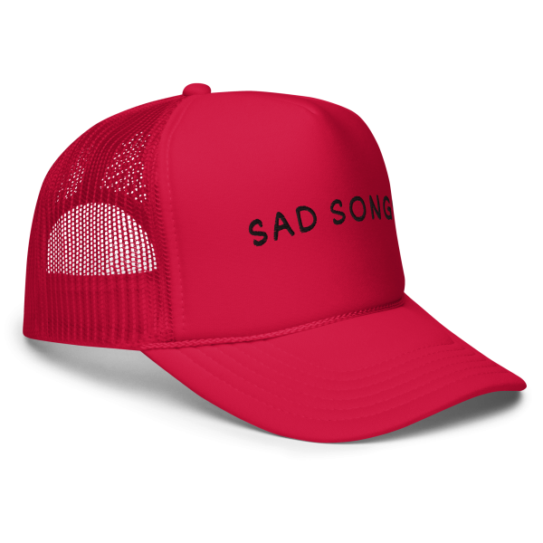 SAD SONGS seaside days Foam trucker hat - Image 4