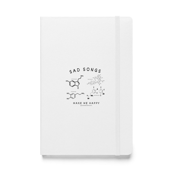 SAD SONGS write on notebook
