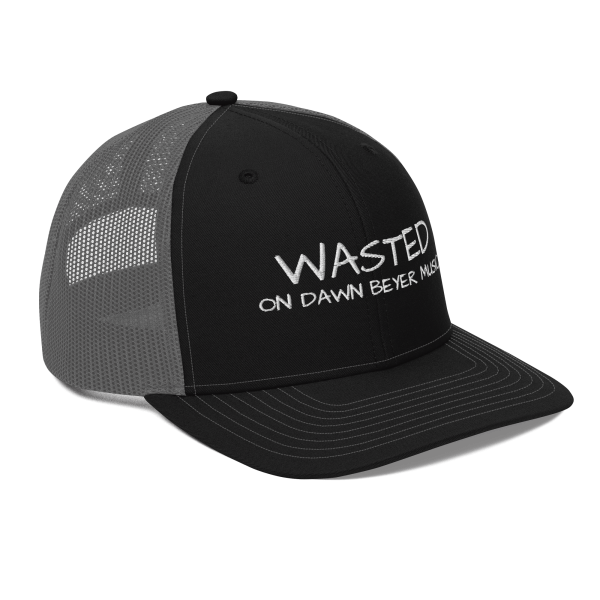 WASTED on DAWN BEYER MUSIC Trucker Cap - Image 4