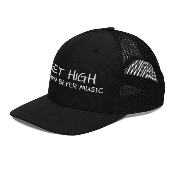 I GET HIGH on DAWN BEYER MUSIC Trucker Cap - Image 8