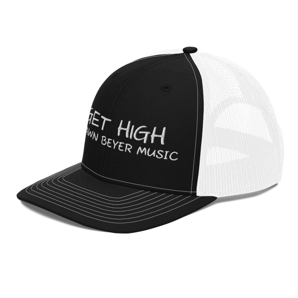 I GET HIGH on DAWN BEYER MUSIC Trucker Cap - Image 14