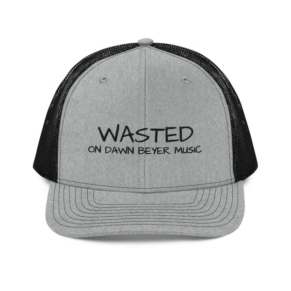 WASTED on DAWN BEYER MUSIC Trucker Cap - Image 7