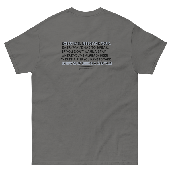 MUSIC WITH MESSAGE - EVERY SAIL NEEDS THE WIND Unisex classic tee - Image 13