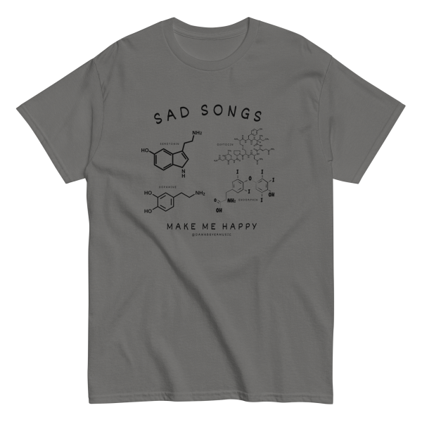 SAD SONGS everyday wear Unisex classic tee - Image 7