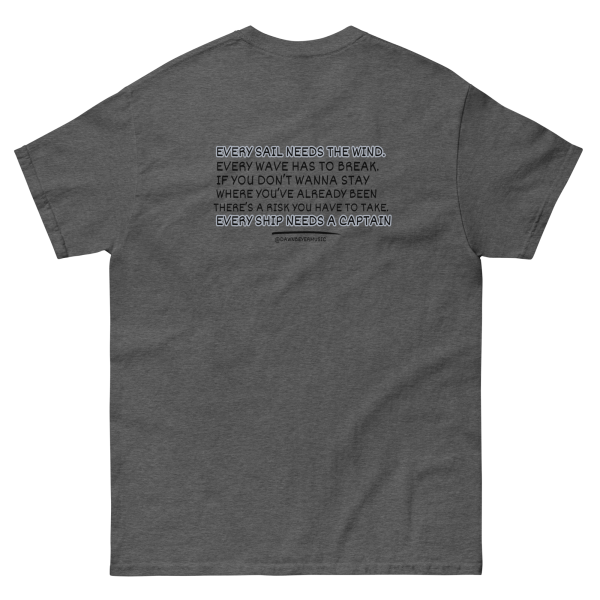 MUSIC WITH MESSAGE - EVERY SAIL NEEDS THE WIND Unisex classic tee - Image 9