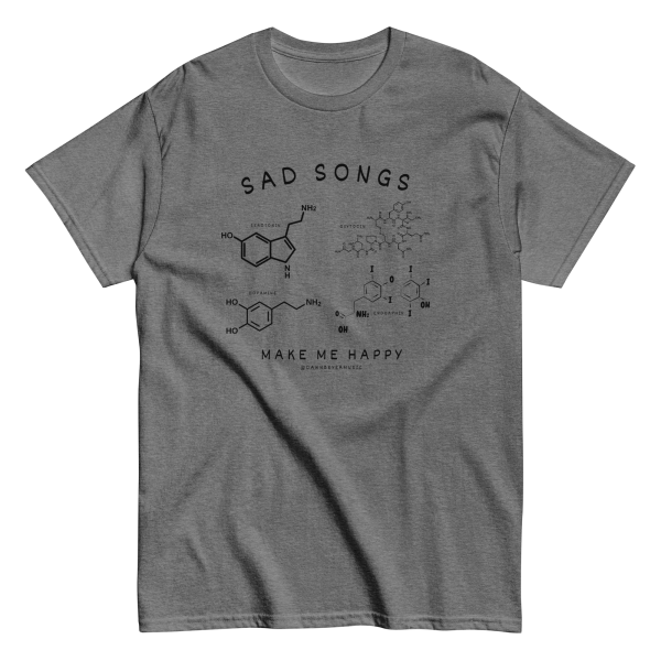 SAD SONGS everyday wear Unisex classic tee - Image 11
