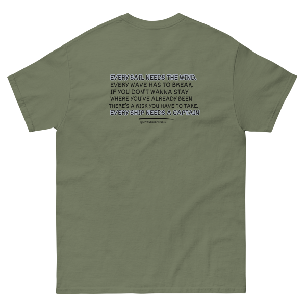 MUSIC WITH MESSAGE - EVERY SAIL NEEDS THE WIND Unisex classic tee - Image 15