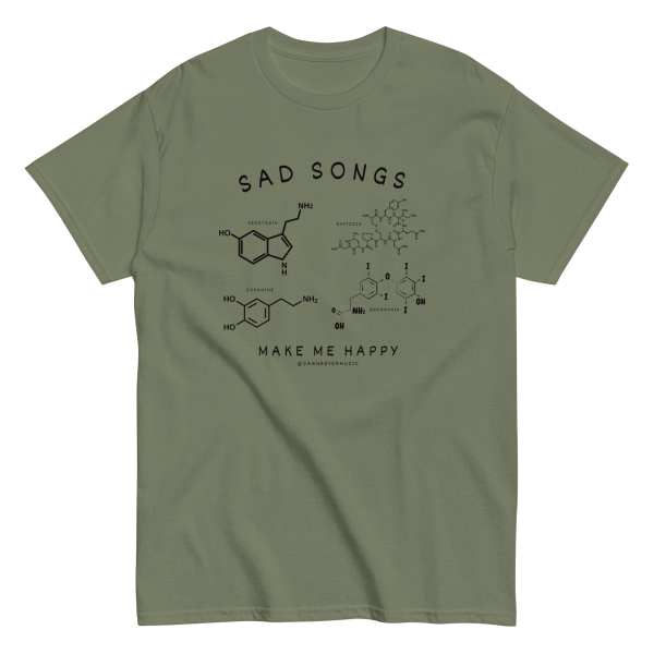 SAD SONGS everyday wear Unisex classic tee - Image 9